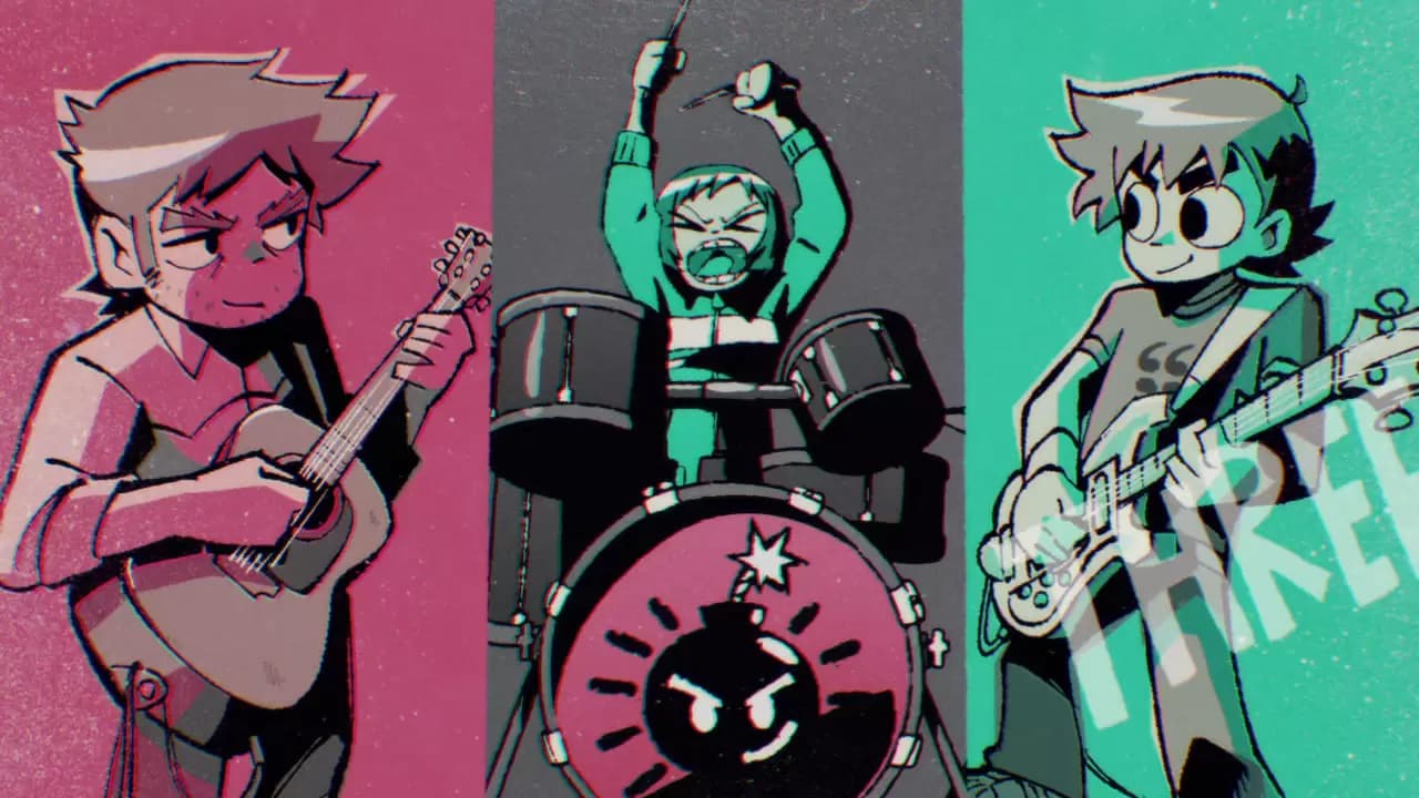 Scott Pilgrim Takes Off Backdrop