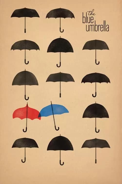 The Blue Umbrella Poster
